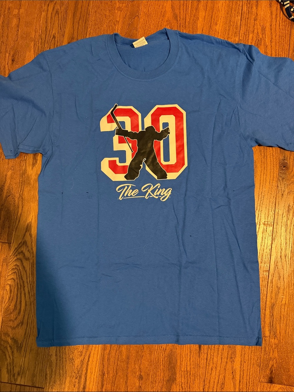 Henrik Lundqvist The King '30' Graphic Tee - Blue